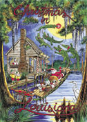 Louisiana Swamp Cabin Christmas