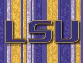 LSU Purple and Gold Stripes
